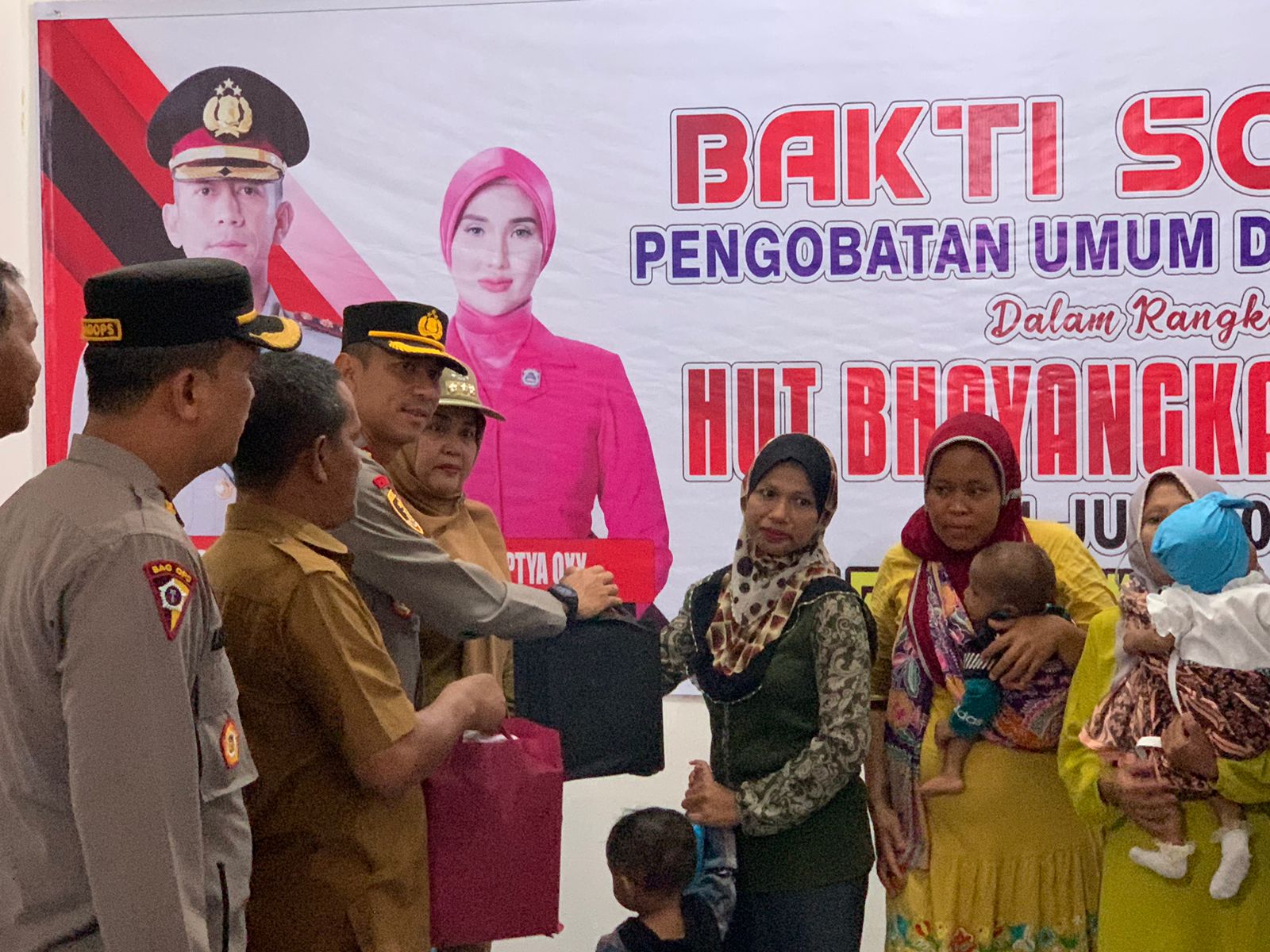 Kapolres Sergai AKBP Oxy Gelar Baksos Pengobatan dan Pelayanan Kesehatan Gratis di Desa Nagur