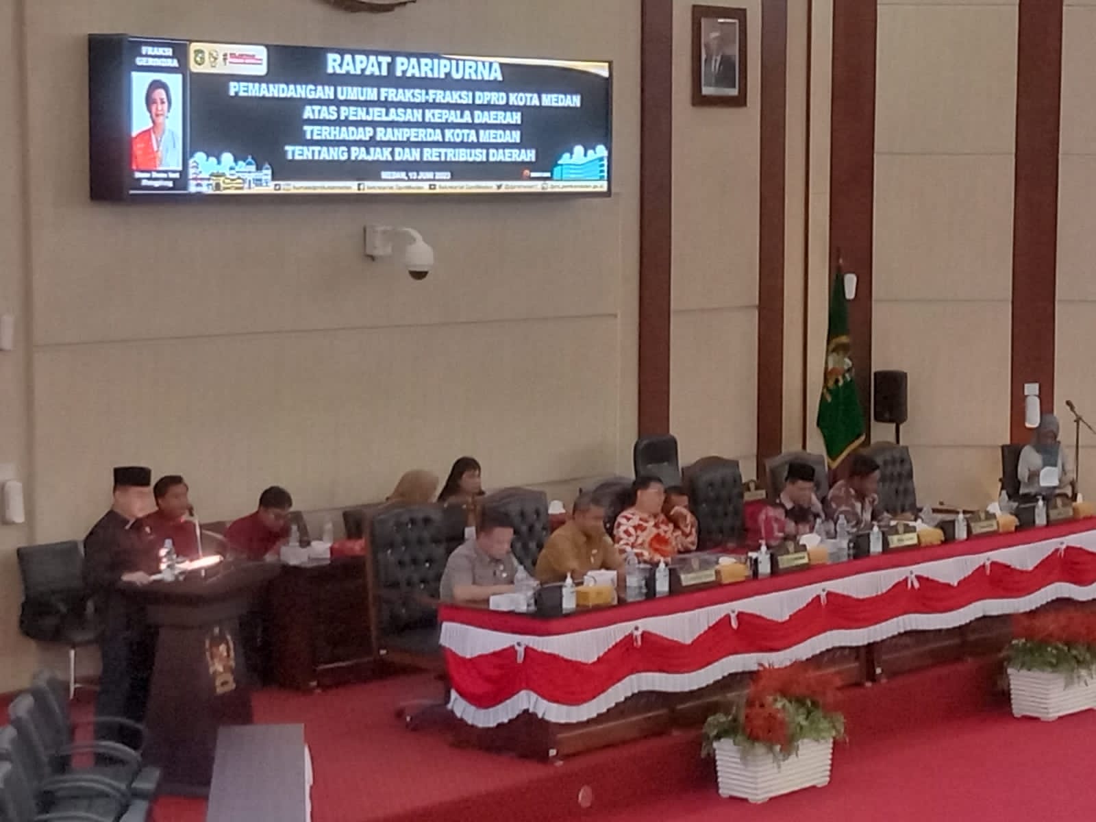DPRD Medan Gelar Sidang Paripurna Ranperda Pajak dan Retribusi Daerah