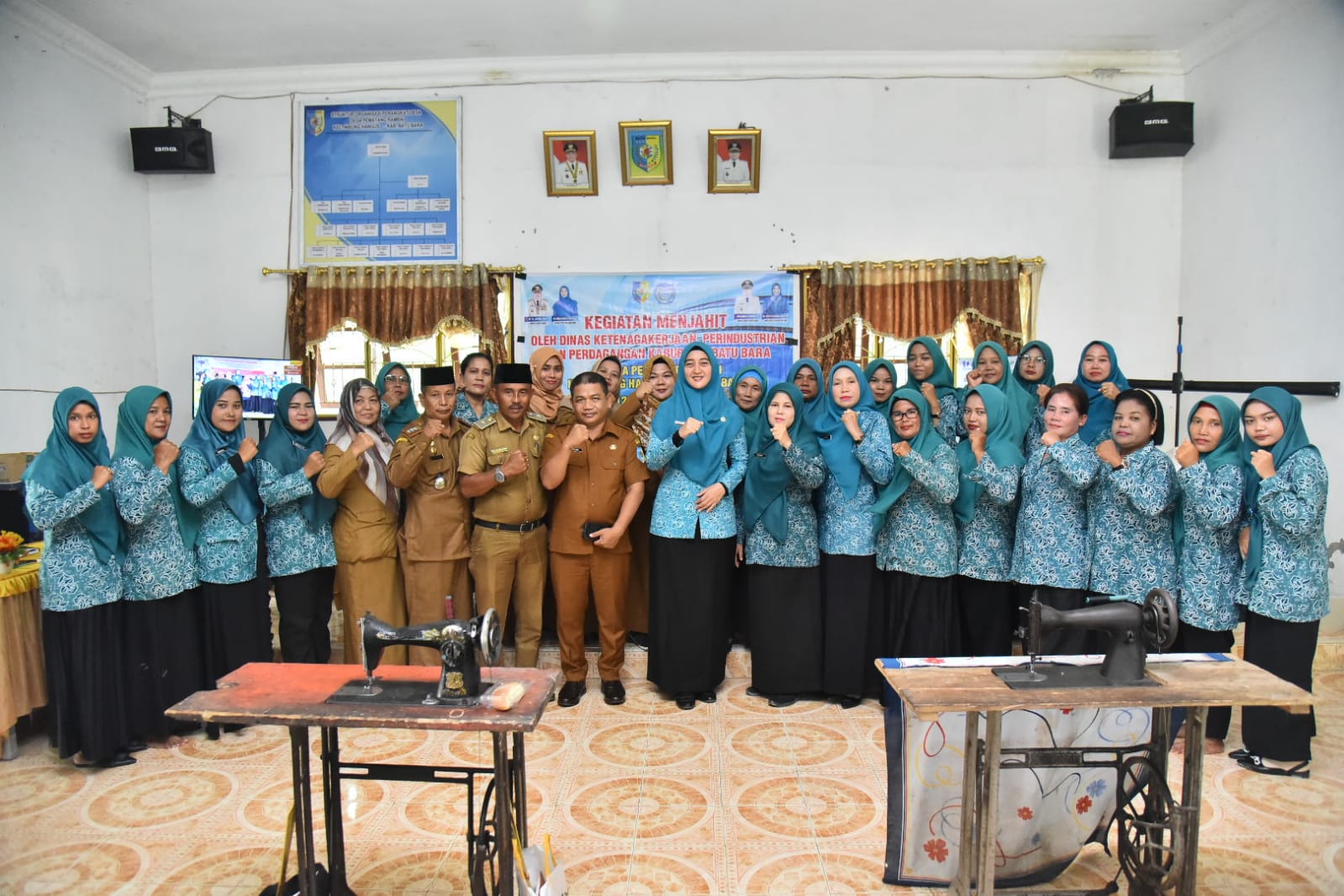 Ny. Maya Hadiri Pelatihan Menjahit, Harapkan IKM Batu Bara Mandiri dan Sejahtera