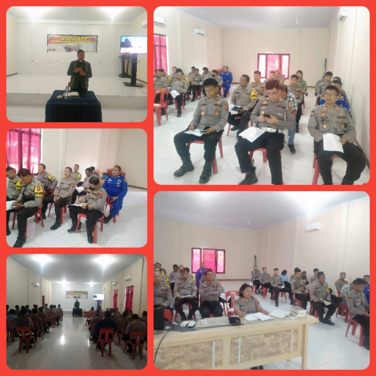 Personil Polres Tanjung Balai Ikuti Pembinaan Rohani dan mental