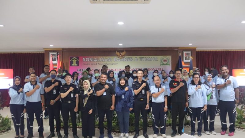 Pegawai Lapas Cipinang Bersama Yayasan Sosialisasi Kanker Indonesia Sigap Deteksi Dini & Pencegahan Kanker & Tumor
