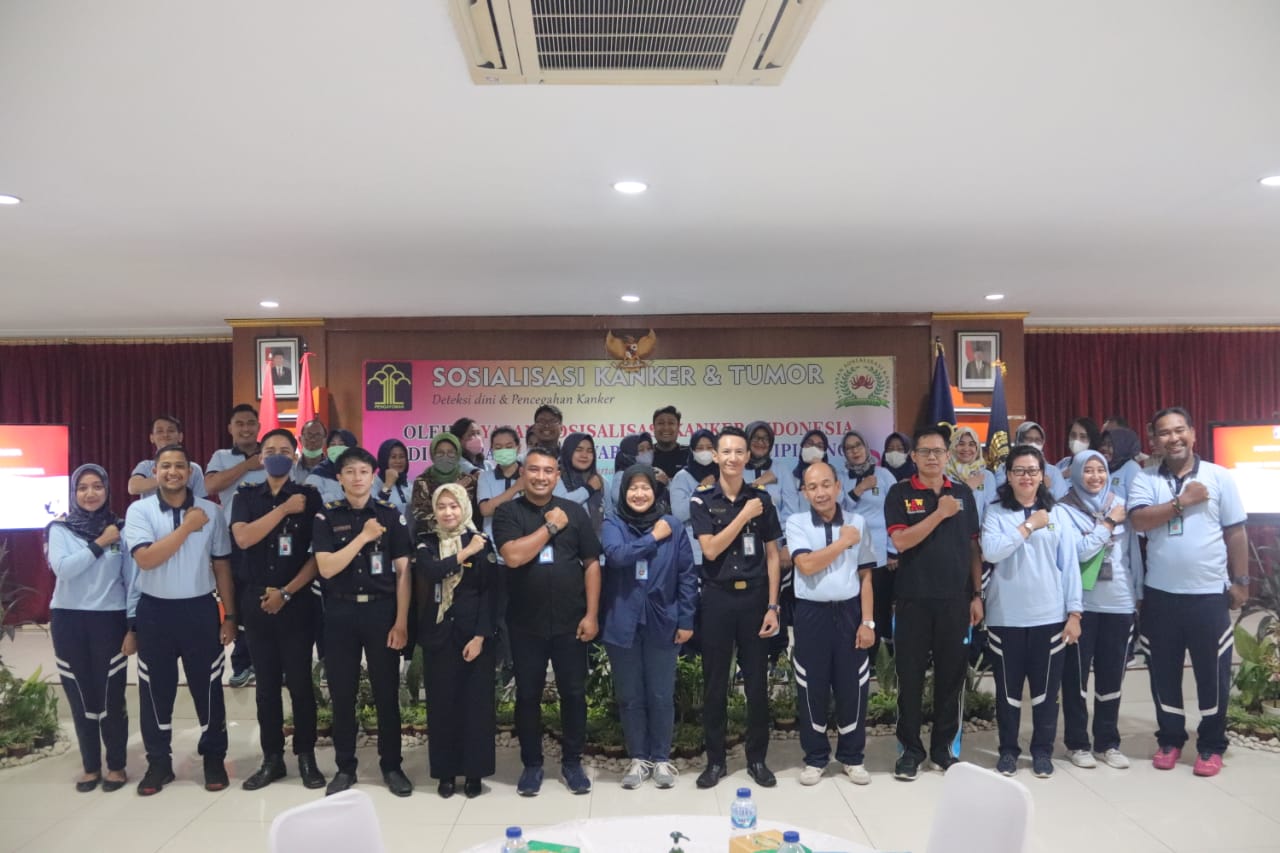 Pegawai Lapas Cipinang Bersama Yayasan Sosialisasi Kanker Indonesia Sigap Deteksi Dini & Pencegahan Kanker & Tumor