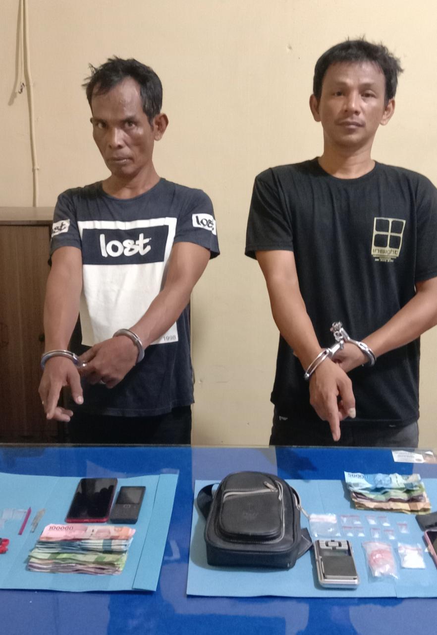 Dua Orang Laki Laki Pemilik Sabu Diciduk Sat Narkoba Polres Tanjung Balai
