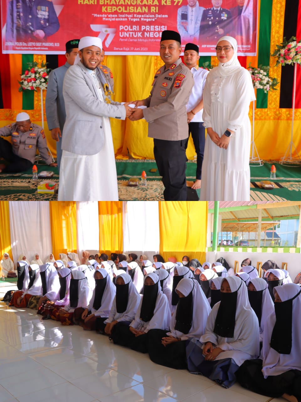 Menyambut Hari Bhayangkara ke 77, Polres Aceh Tamiang Gelar Dzikir dan Do’a Bersama