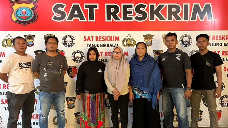 Polres Tanjung Balai Berhasil Ungkap 2 Kasus Tindak Pidana Perdagangan Orang