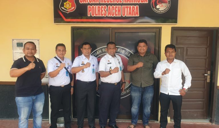 Plt Kalapas Lhoksukon Jalin Koordinasi Dengan Sat Resnarkoba dan Sat Intelkam Polres Aceh Utara