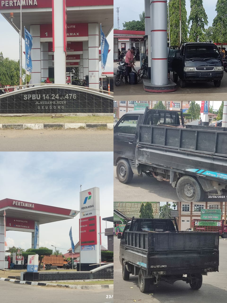 SPBU Geudong Aceh Utara Curang Jual BBM Jenis Solar ke Mobil Modifikasi dan Jerigen