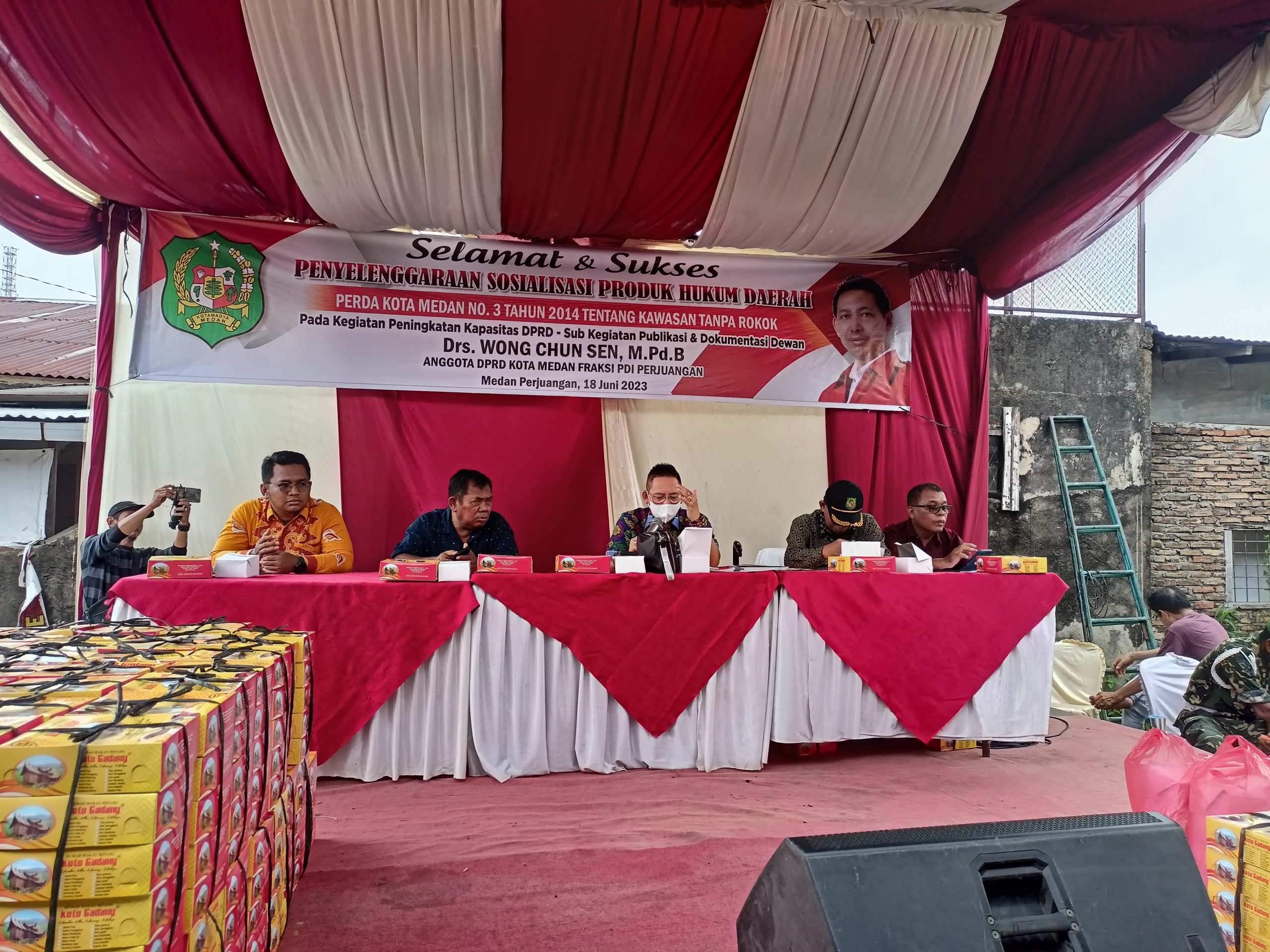 Sosperda Tentang Kawasan Tanpa Rokok, Wong Chun Sen Tarigan Ingatkan Bahaya Bagi Perokok Aktif dan Perokok Pasif