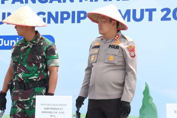 Kapolres Simalungun Ikuti Seremonial GBPM dalam Guna Dukung GNPIP Sumut 2023
