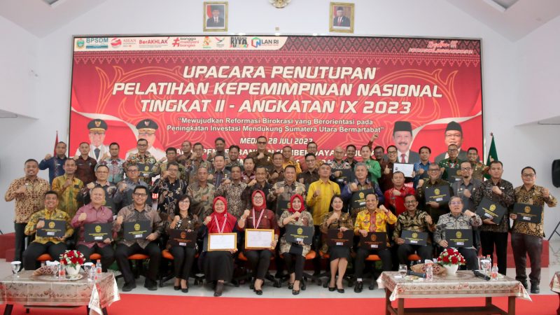 Penutupan PKN II di BPSDM Sumut, Gubernur Sebut Syarat Ideal Seorang Pemimpin Kepada Bawahan