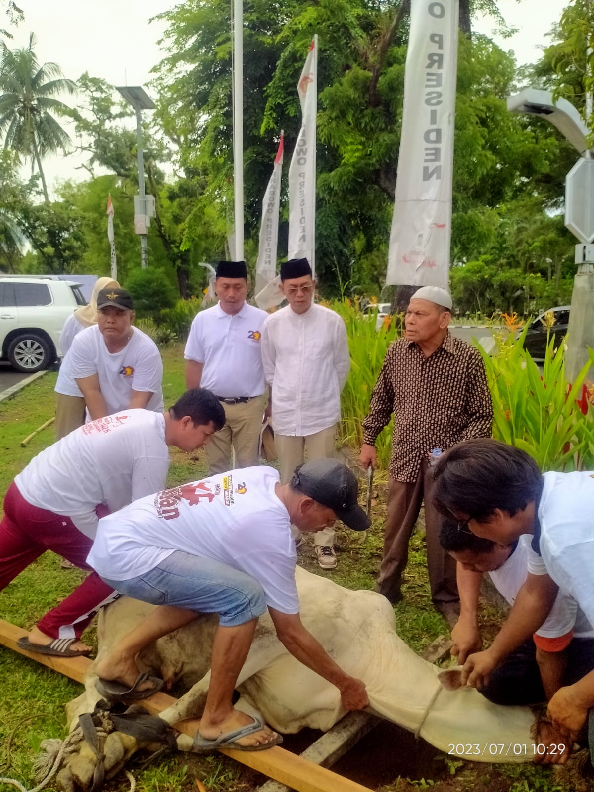 Rayakan Idul Adha 1444 H, Gerindra Sumut Giat Gerakan Indonesia Raya BerQurban