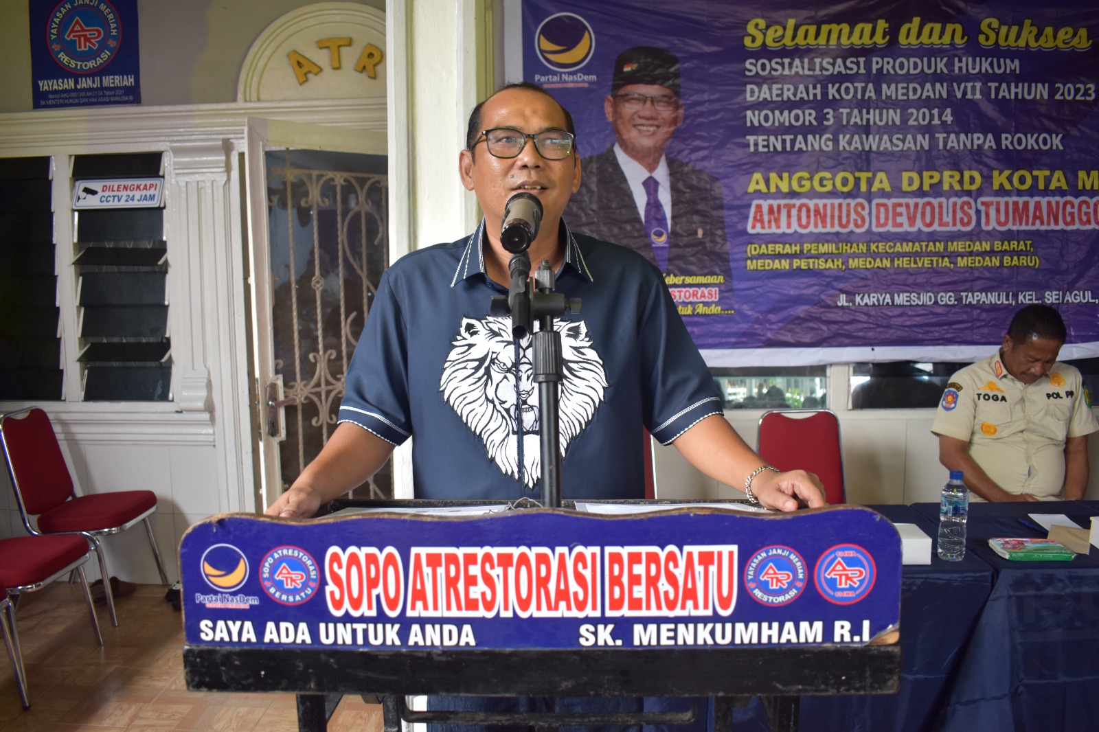 Sosperda Tentang Kawasan Tanpa Rokok, Antonius Tumanggor Ingatkan Bahaya Bagi Perokok Aktif dan Perokok Pasif