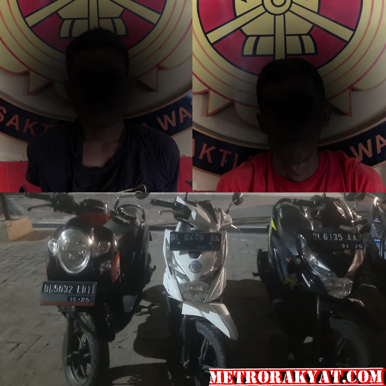 Hendak Transaksi Jual Beli Hasil Curanmor, Pelaku diringkus Polisi di Banda Aceh