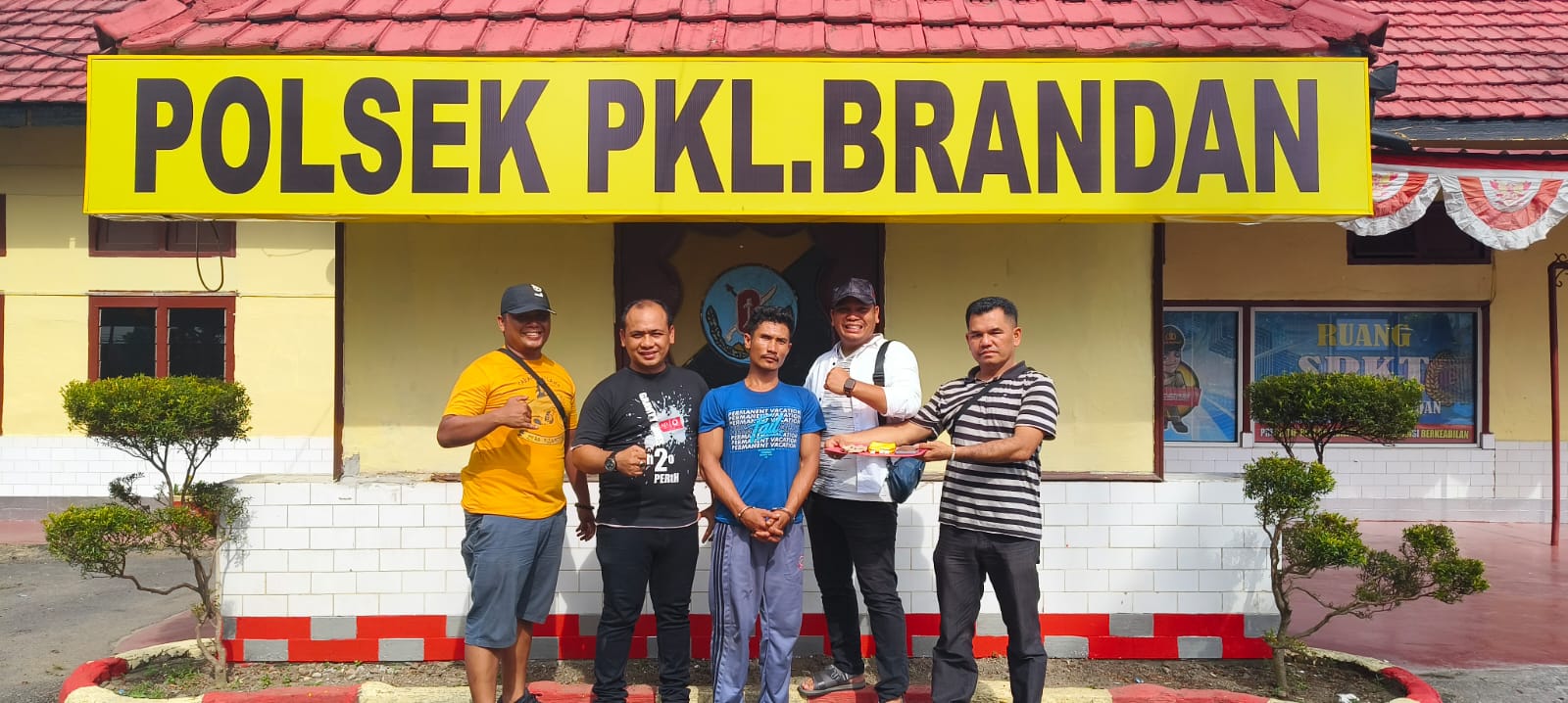 Polsek Pkl Brandan Polres Langkat Tangkap pelaku Tindak Pidana Narkotika jenis Sabu dan Ganja