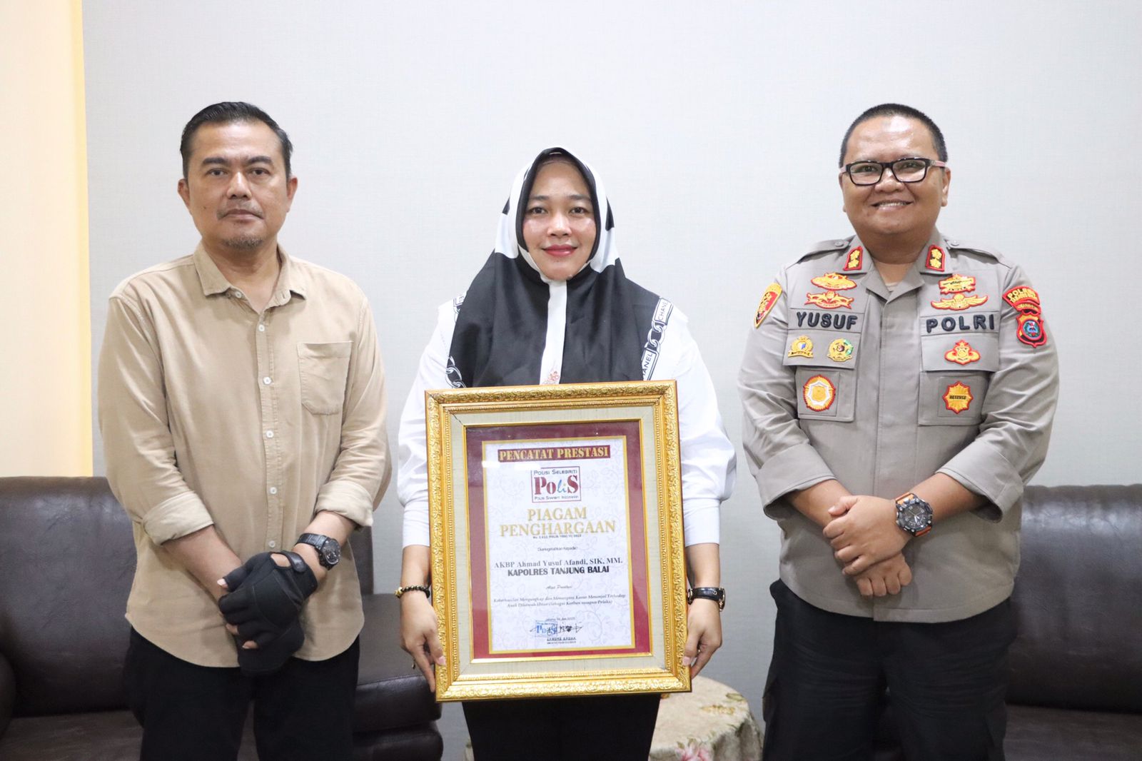 Berhasil Ungkap Kasus, Polres Tanjung Balai Diganjar Penghargaan