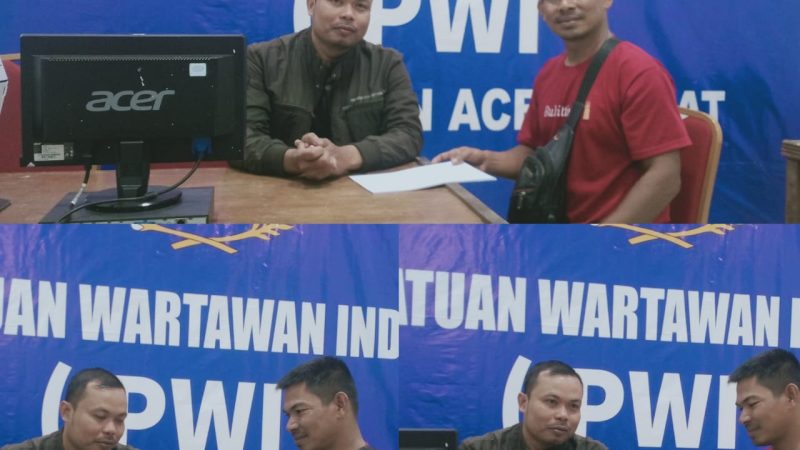 PWI Aceh Barat Minta Wartawan Dukung Pembangunan Daerah