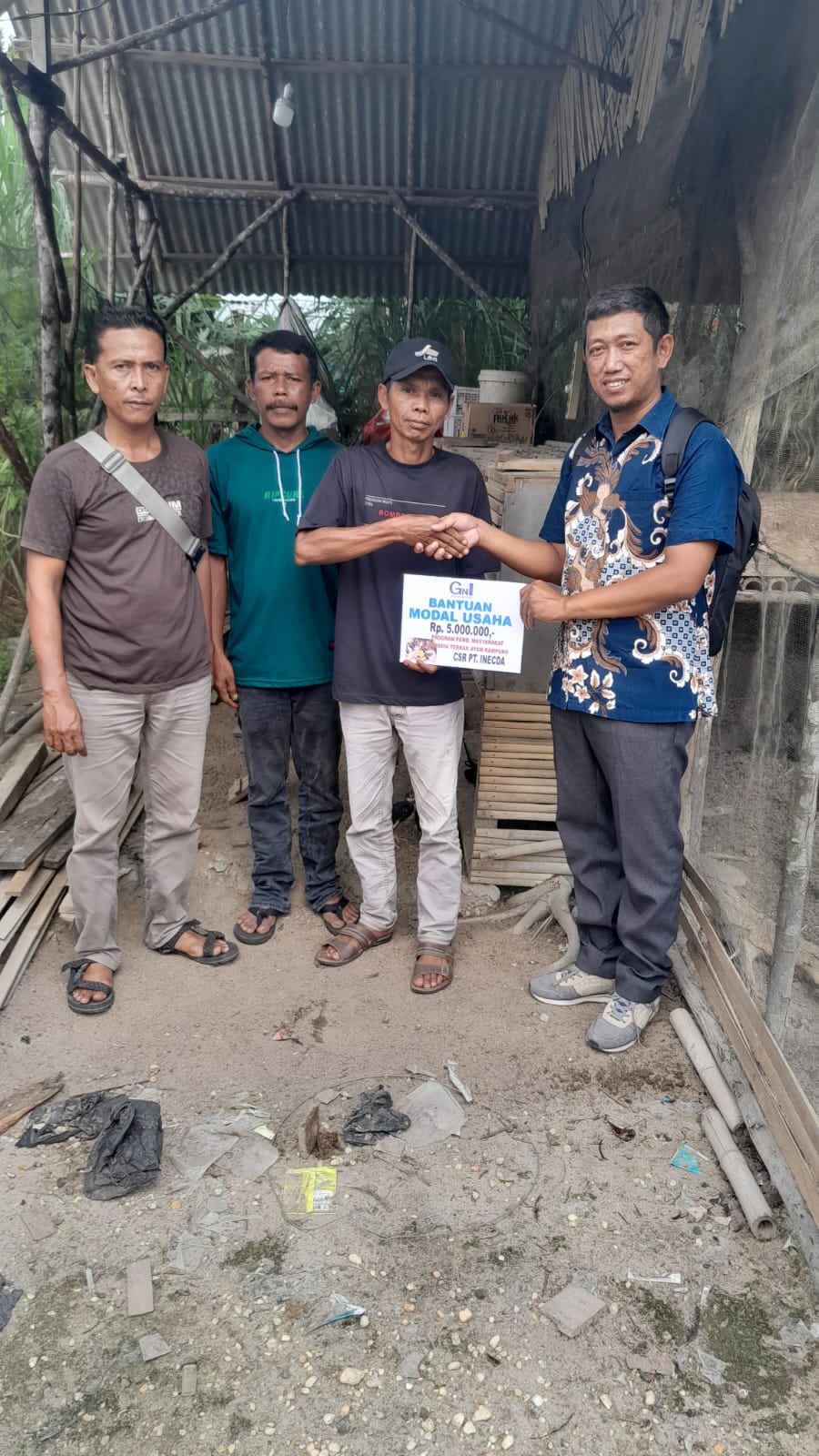 CSR PT.Inecda Plantations Salurkan Modal Usaha Ke Kelompok Ternak Ayam Kampung