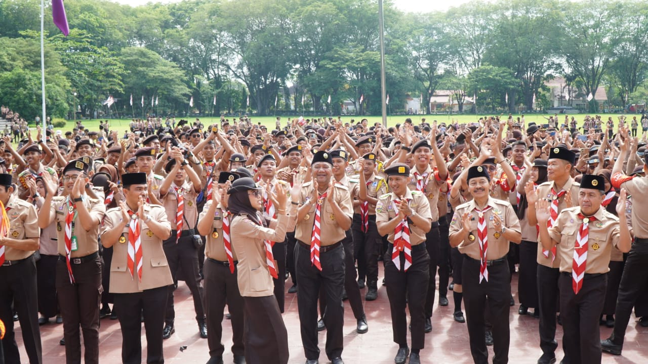 Raimuna Daerah Gerakan Pramuka Sumut ke-VIII Resmi Ditutup Plt Bupati Langkat