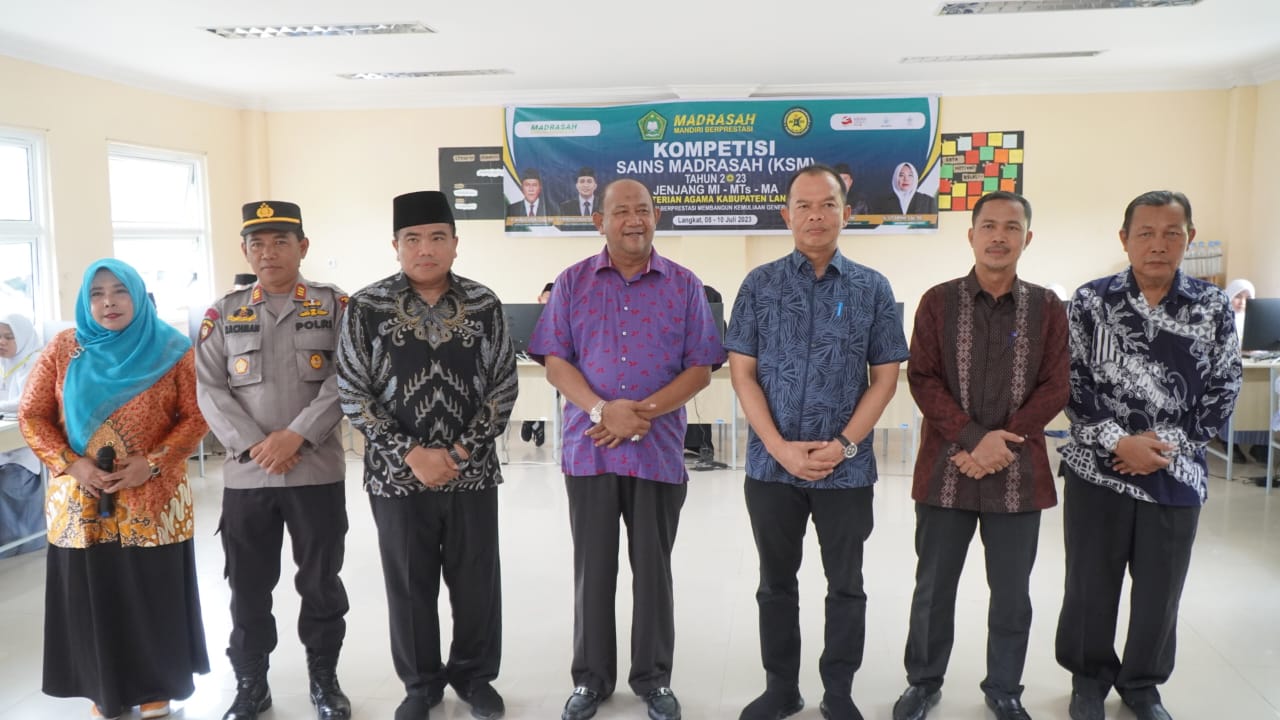 1.185 Siswa Madrasah Ikuti KSM, Ini Harapan Syah Afandin