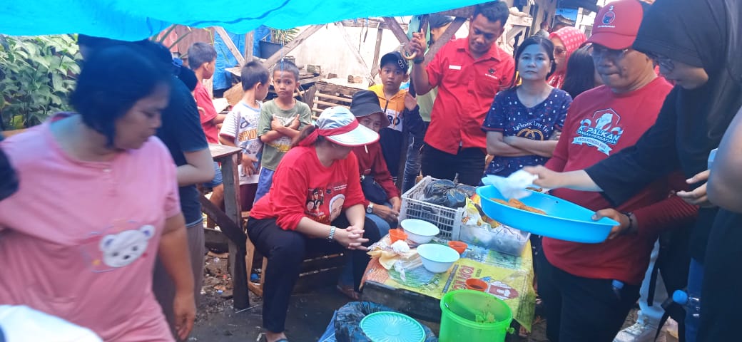 DPC PDI Perjuangan Bersama Anggota DPRD Kota Palembang Blusukan Dengan Masyarakat 3/4 Ulu Kecamatan Seb Ulu 1