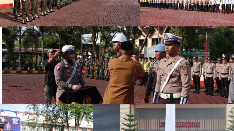 Apel Gelar Pasukan Operasi Patuh Seulawah 2023 di Polres Aceh Barat dimulai Hari Ini