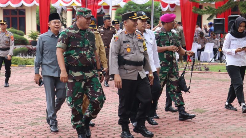 Polres Langkat Polda Sumut Gelar Apel Pasukan Operasi Patuh Toba -2023