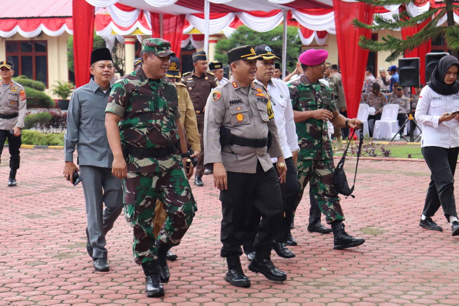 Polres Langkat Polda Sumut Gelar Apel Pasukan Operasi Patuh Toba -2023
