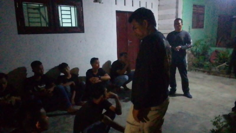 Saat Reskrim Polres Sergai Rutin Lakukan Patroli Antisipasi Aksi Geng Motor dan Balap Liar