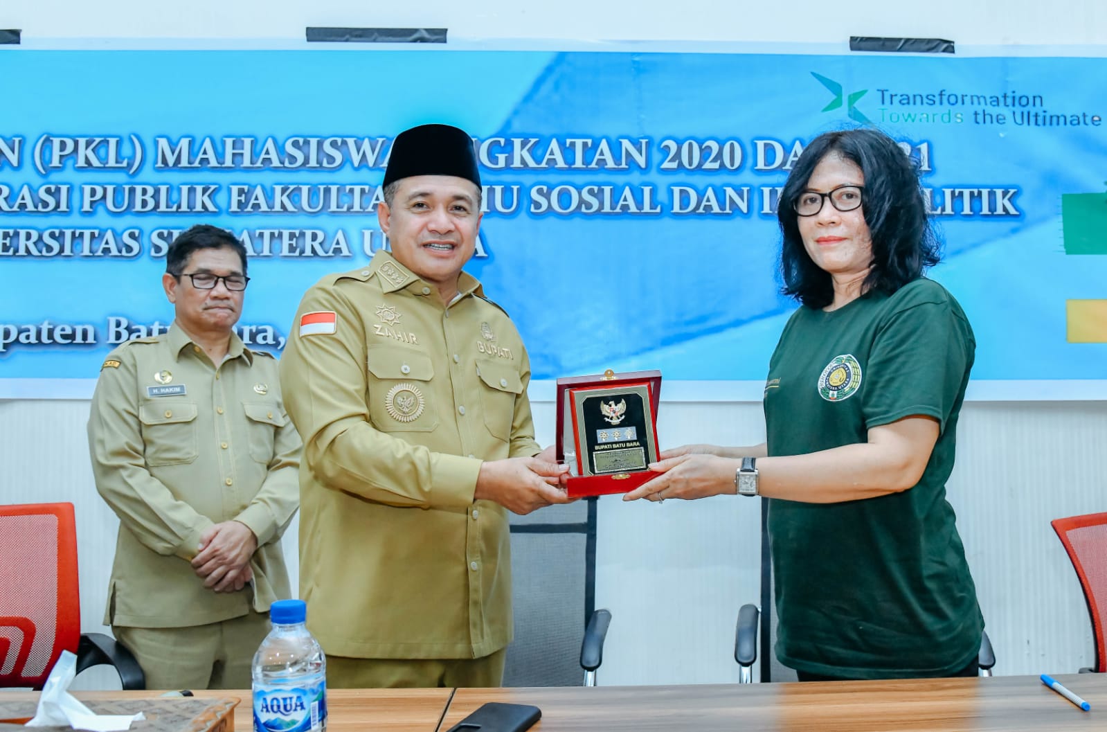Zahir Sambut Ratusan Mahasiswa KKN FISIP USU di Batu Bara