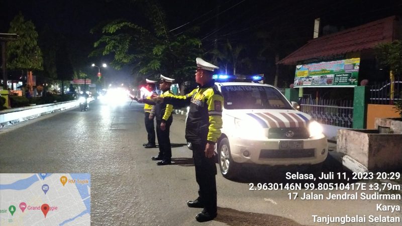Sat Lantas Polres Tanjung Balai Laksanakn Dalam Ops Patuh Toba 2023