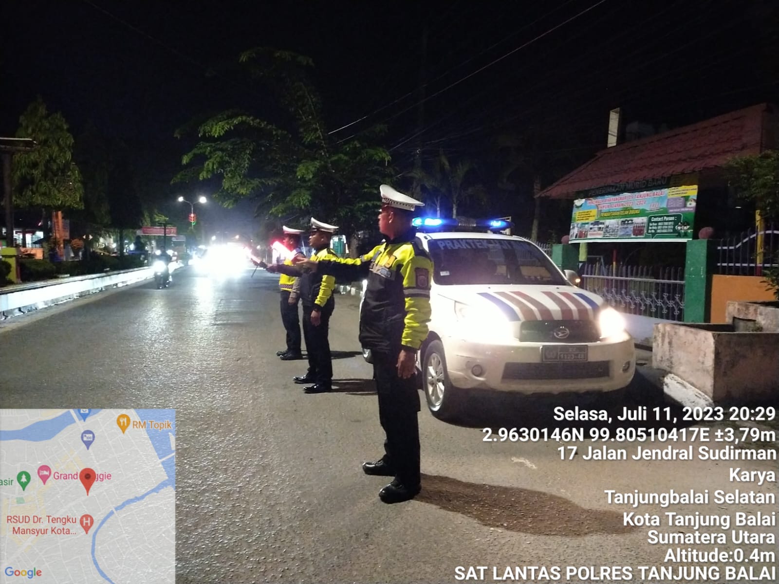 Sat Lantas Polres Tanjung Balai Laksanakn Dalam Ops Patuh Toba 2023