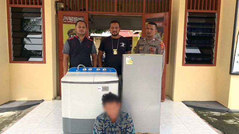 Polsek Langsa Timur Polres Langsa Berhasil Ungkap Kasus Pencurian Rumah Kosong