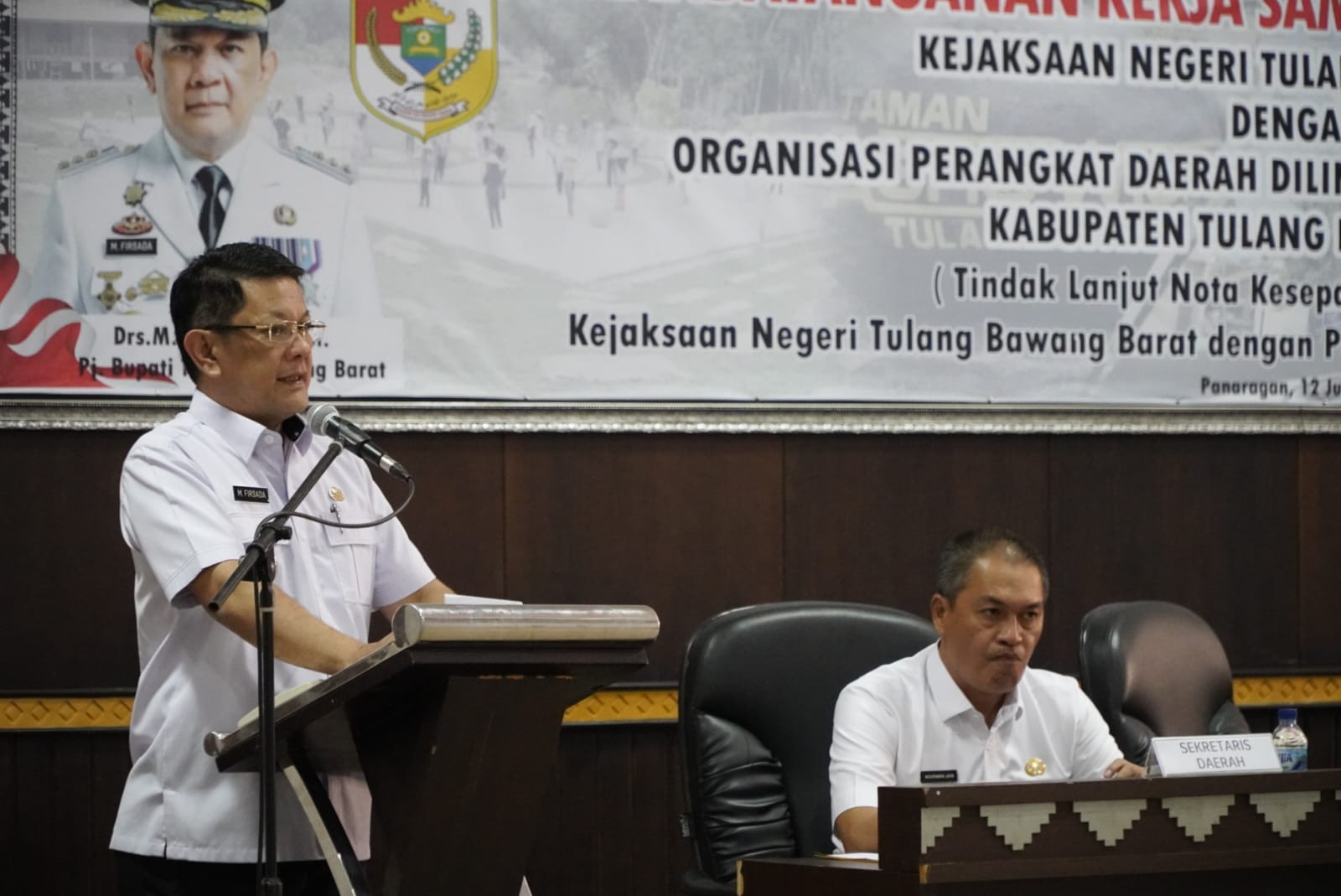 Pemkab dan Kejari Tubaba Melaksanakan Penandatanganan Kerjasama Pendamping Hukum