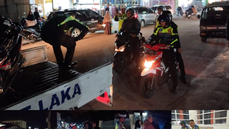 Meresahkan Masyarakat, Puluhan Kendaraan Knalpot Brong Diamankan Satlantas Polres Aceh Tengah