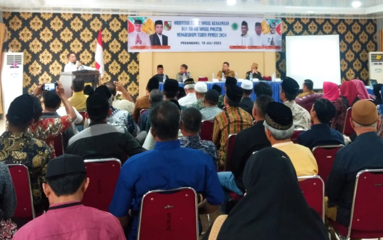 Jelang Pemilu 2024, MUI Kota Pekanbaru Gelar Workhsop