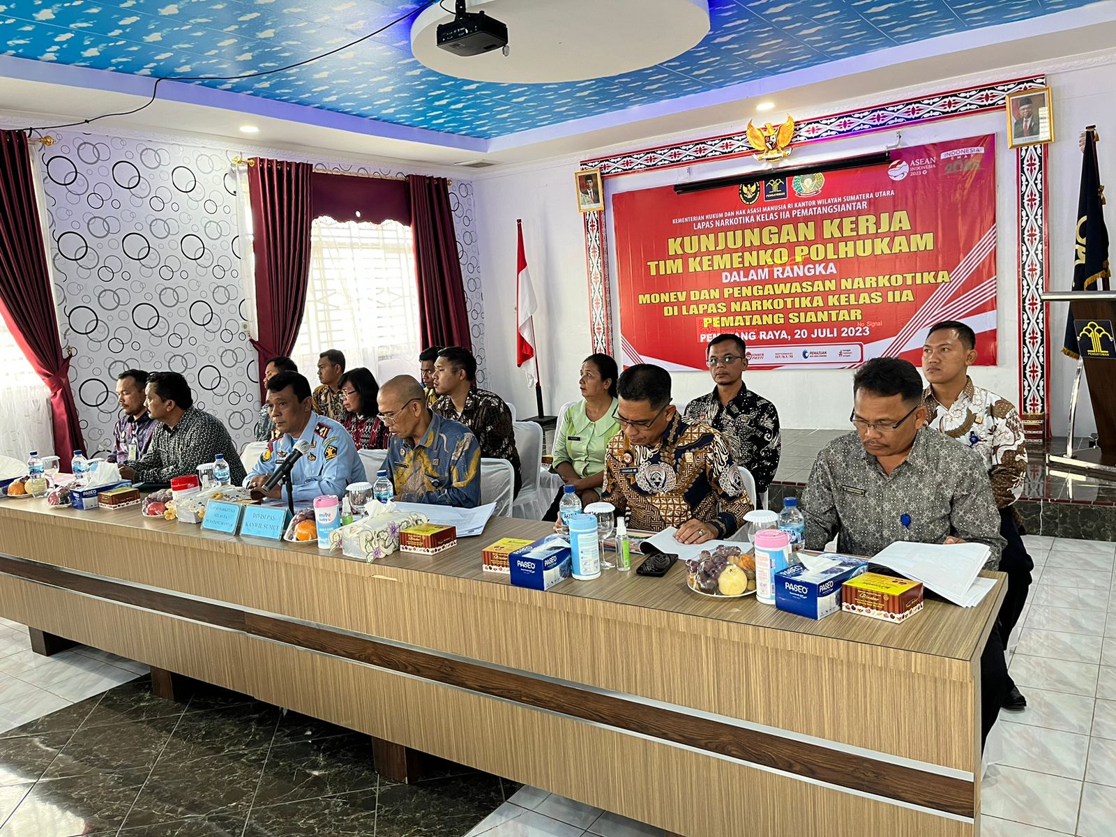 Brigjen Pol DR Bambang Pristiwanto Lakukan Kunjungan Kerja Ke Lapas Narkotika Kelas IIA Pematangsiantar