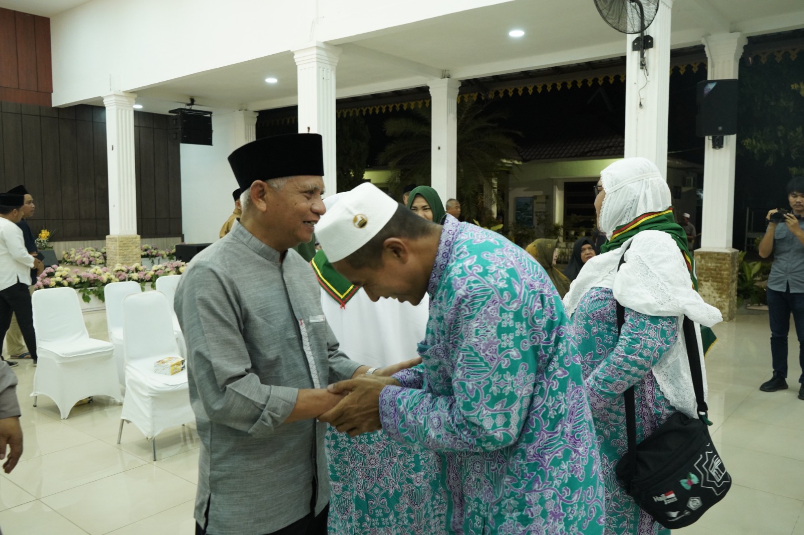 Pemerintah dan Forkopimda Kabupaten Asahan Sambut Kepulangan Jama’ah Haji Kloter 14