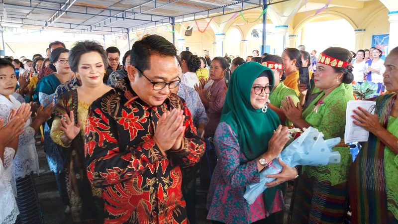 Wali Kota Pematang Hadiri Acara Pesta Parheheon Ina HKI Daerah I Sumatera Timur I di Gereja HKI Resort Khusus Jumasaba