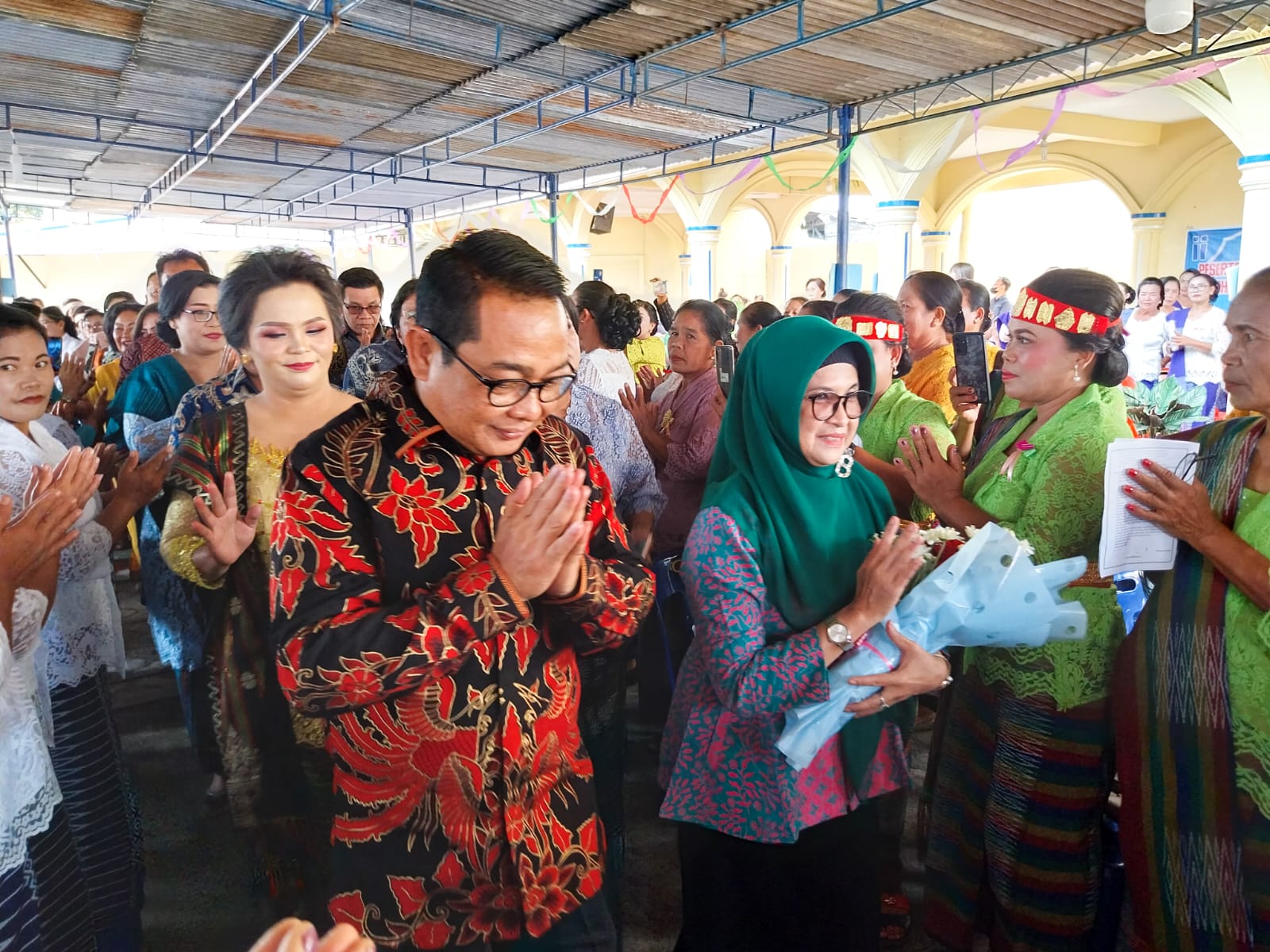 Wali Kota Pematang Hadiri Acara Pesta Parheheon Ina HKI Daerah I Sumatera Timur I di Gereja HKI Resort Khusus Jumasaba