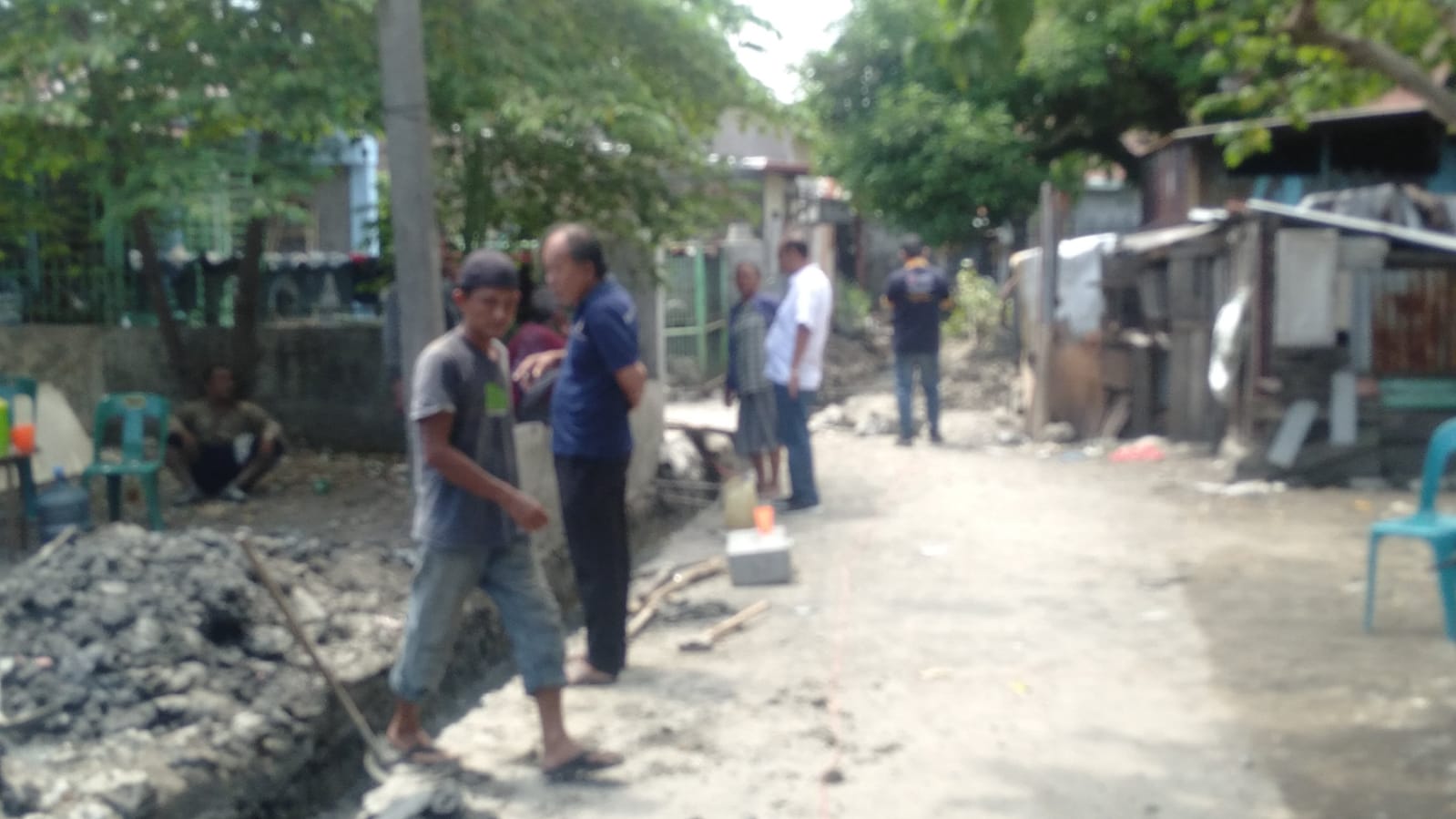 Dua Parit di Gang Sejahtera Dibangun, Masyarakat Ucapkan Terimakasih Kepada Pemko Medan dan dinas SDABMBK Kota Medan