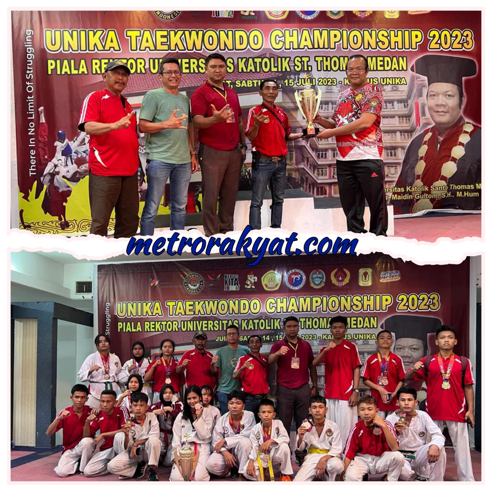 Atlet Taekwondo Dojang Putra Bahari Tanjung Beringin Sabet 17 Medali Dalam Turnamen Taekwondo di Medan