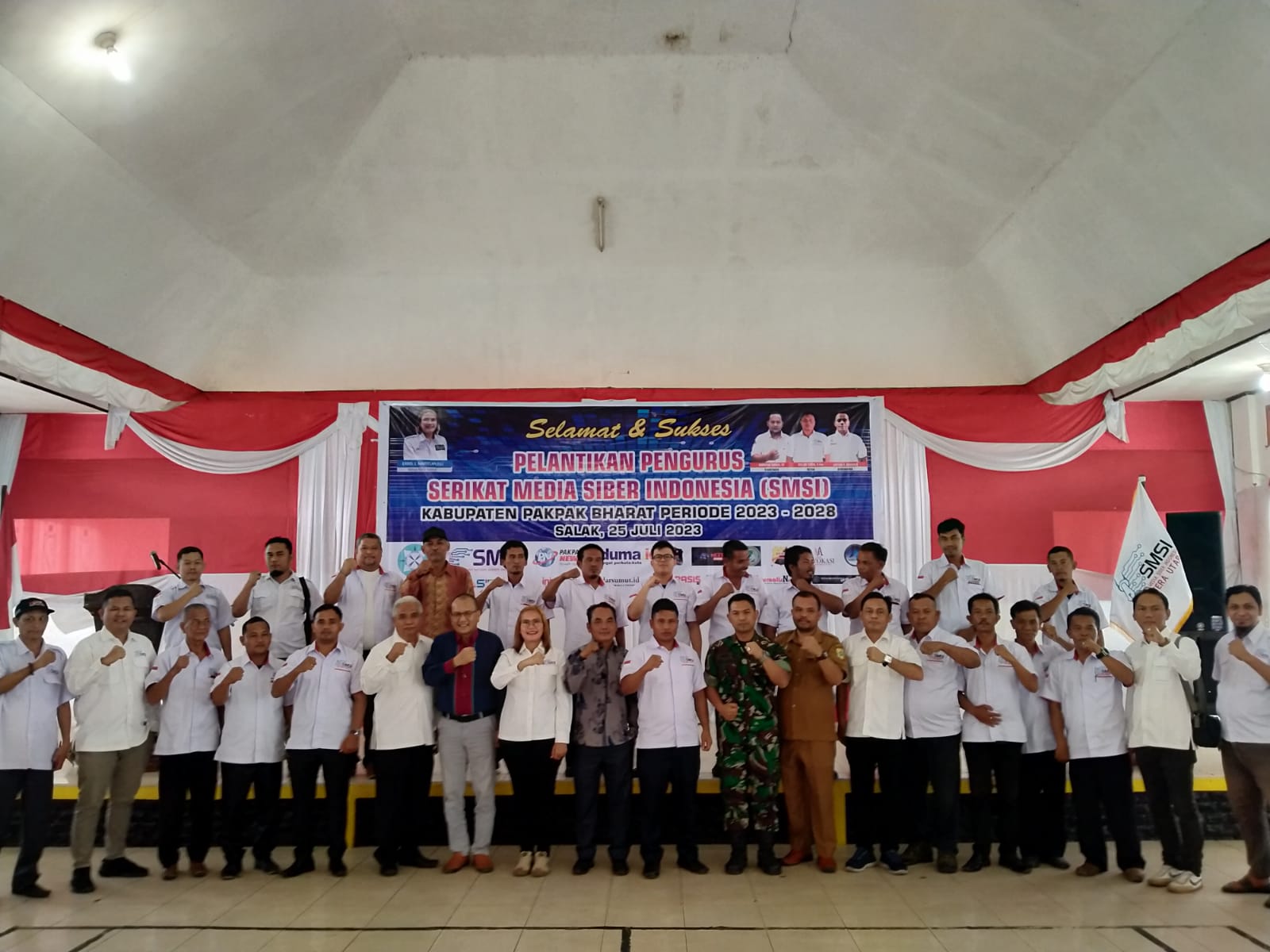 Pengurus SMSI Pakpak Bharat Dilantik, Bupati Franc Tumanggor Ajak Berkolaborasi