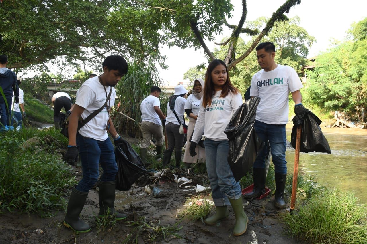 Inalum Rayakan Hari Sungai Nasional 2023, Dengan Bersihkan Sungai Deli
