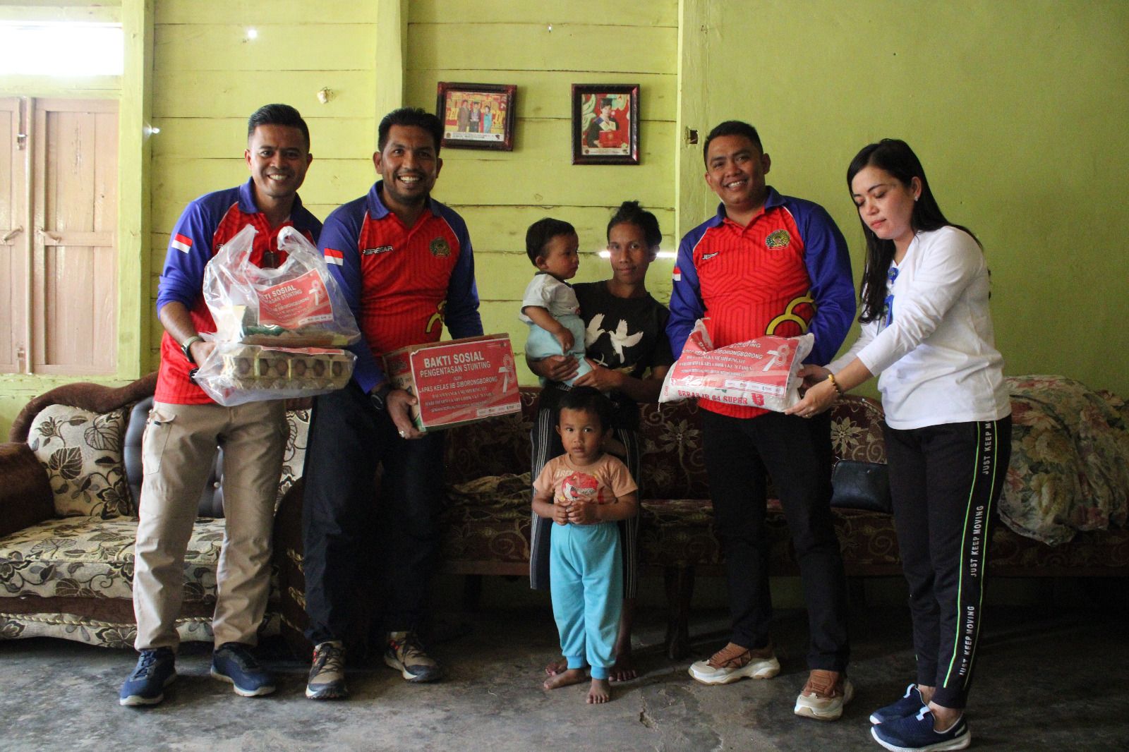 Meriahkan HDKD ke-78 Lapas Siborongborong Adakan Bakti Sosial Pengentasan Stunting