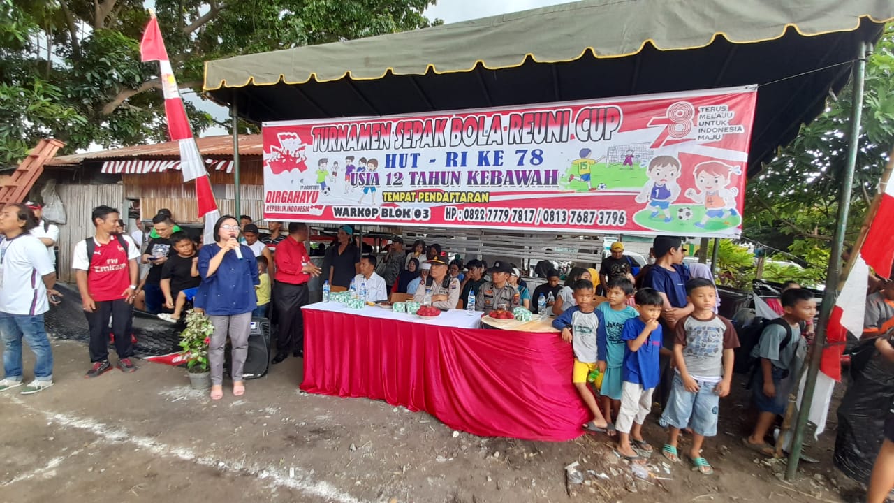 Reuni Cup 2023 Warga Blok 3 Perumnas Helvetia Melaksanakan Turnamen Futsal Usia 12 Tahun