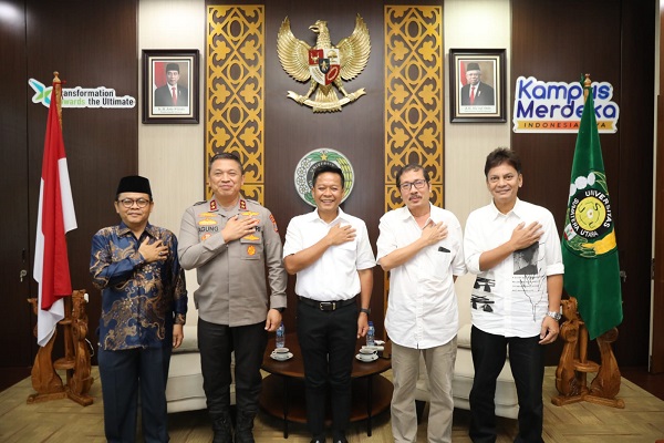 Kunjungi USU, Kapolda Sumut Mengajak Kampus Bangun Area Publik Aman dan Nyaman