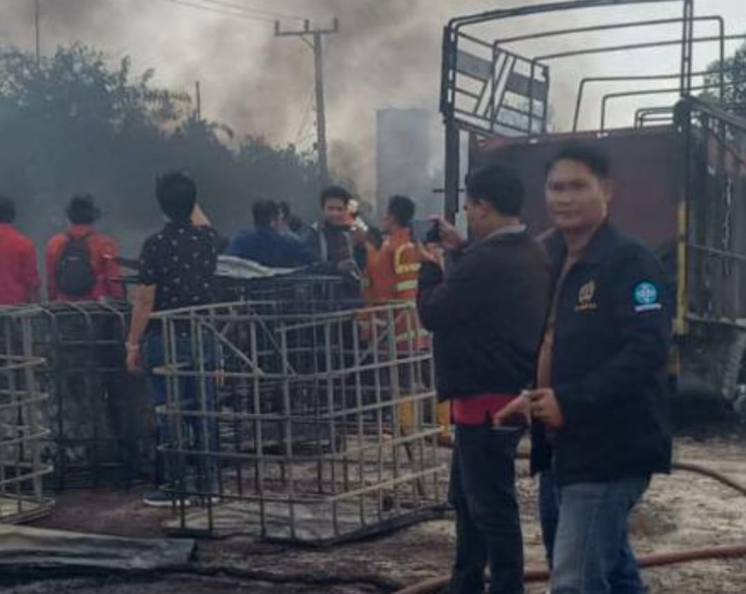 Pada Saat Sedang Liputan Gudang BBM Terbakar, Motor Wartawan Ogan Ilir Raib Digondol Maling