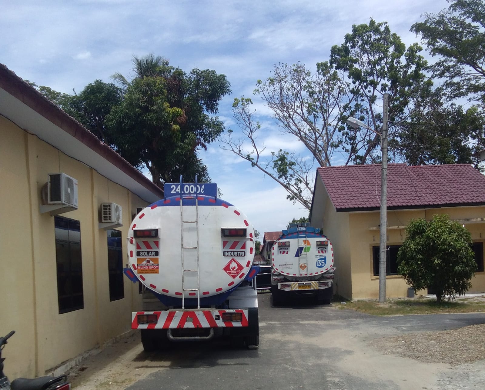 Dua Tangki Bawa Minyak Solar Diamankan Polres Tanjungbalai