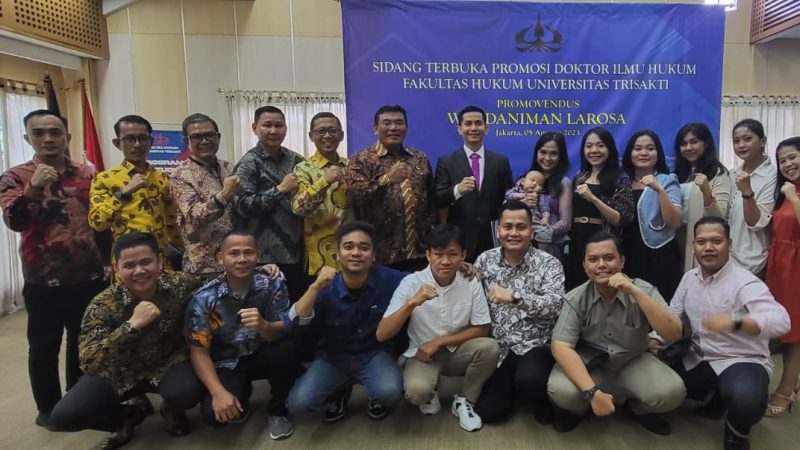 Lulus..! Ini Judul Disertasi Wardaniman Larosa