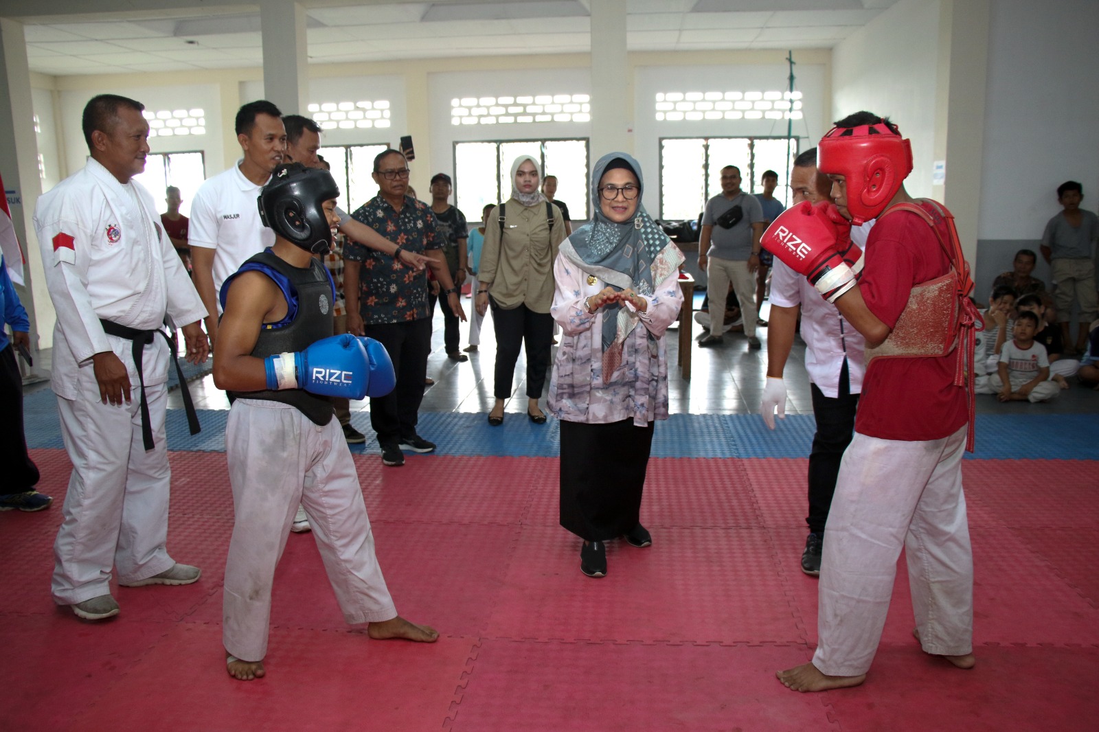 Wali Kota dr Susanti Dewayani Hadiri Kejurda JKI Sumut 2023, di SMK Swasta GKPS 2 Pematang Siantar